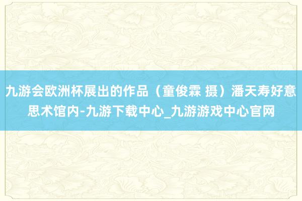 九游会欧洲杯展出的作品（童俊霖 摄）潘天寿好意思术馆内-九游下载中心_九游游戏中心官网